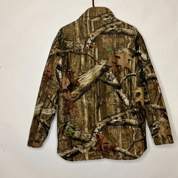 10x An American Tradition ,Woodland Brown Camo Hunting Full Zip Jacket S, New - Picture 2 of 7